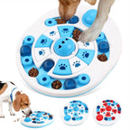24-Hole Dog Puzzle Feeder Toy – Interactive Treat Game