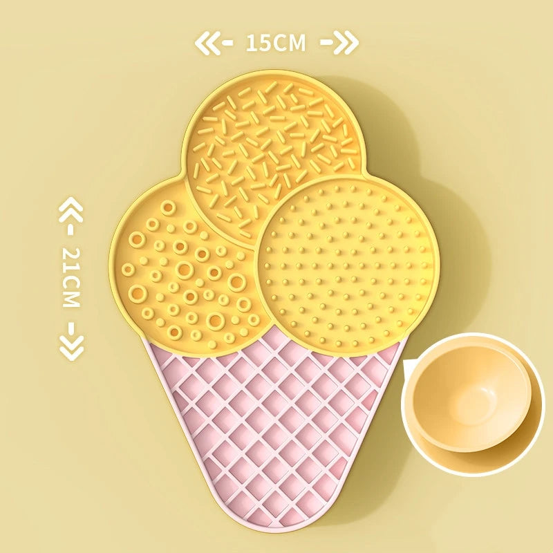 Fun-Shaped Dog Lick Mat