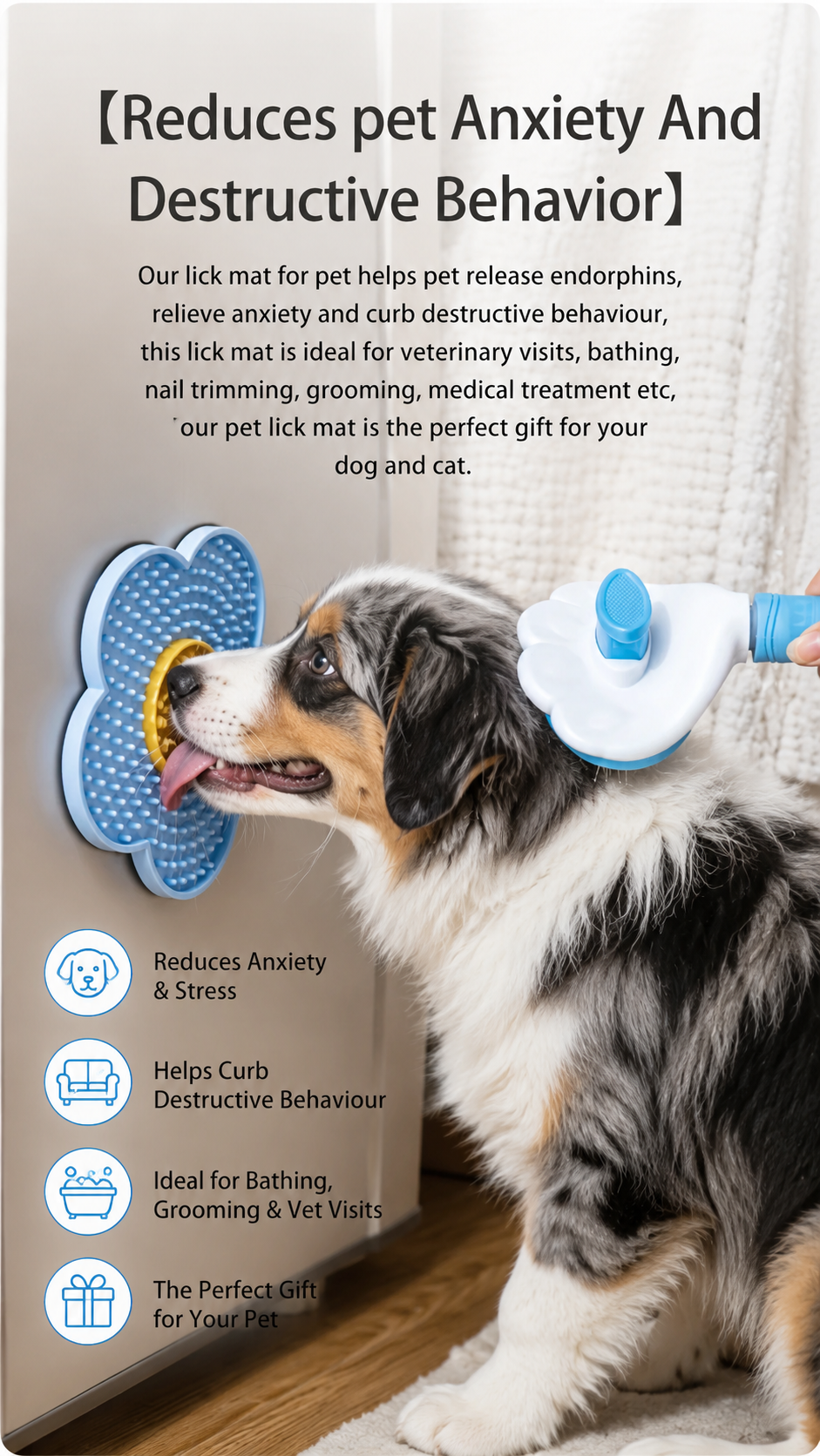 Flower Dog Lick Mat