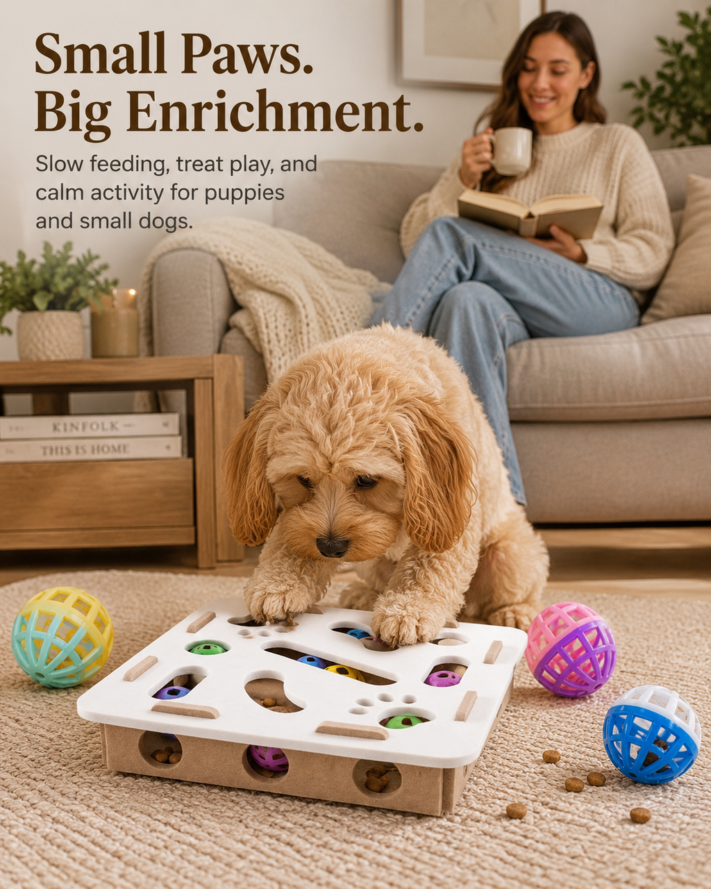 Small Paws Treat Puzzle Box