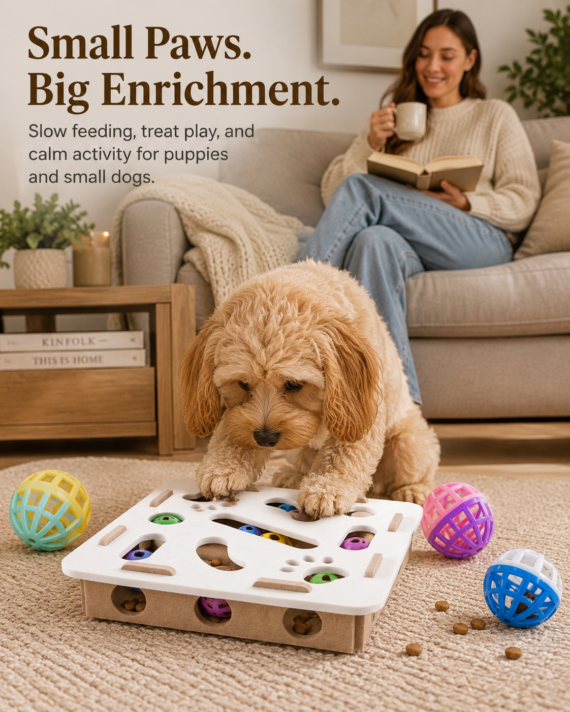 Small Paws Treat Puzzle Box