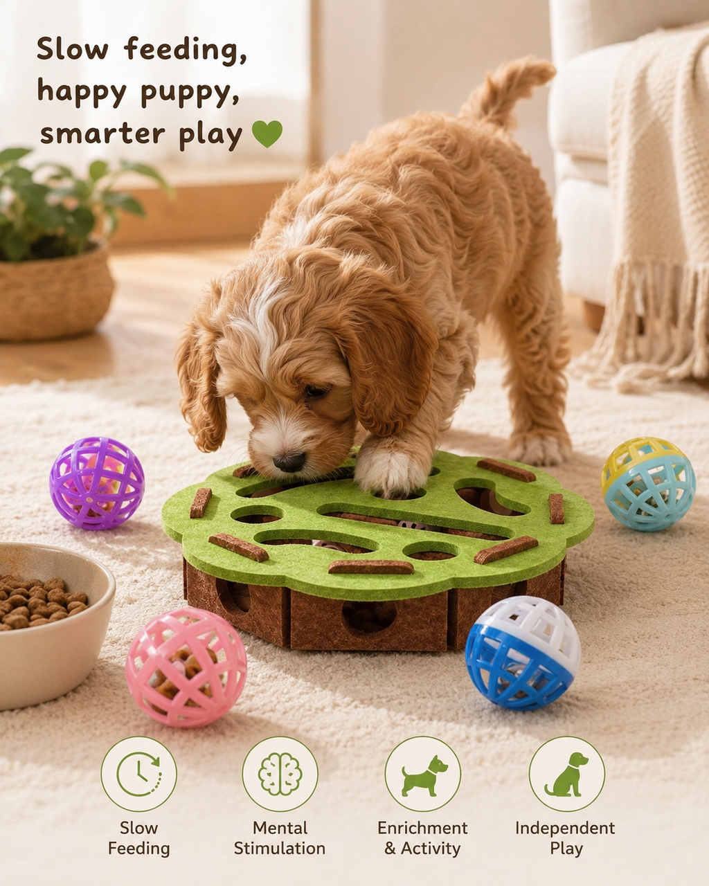 Small Paws Treat Puzzle Box