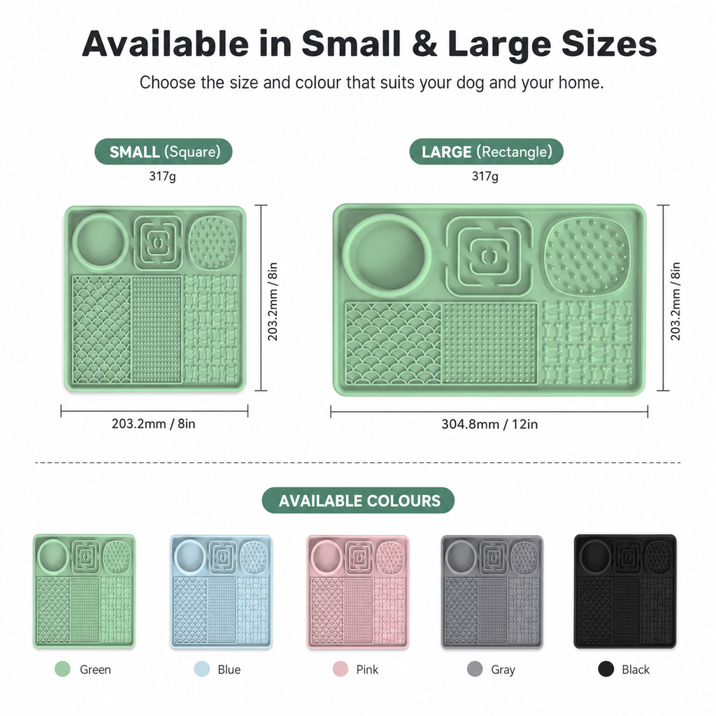 Multi-Texture Dog Lick Mat