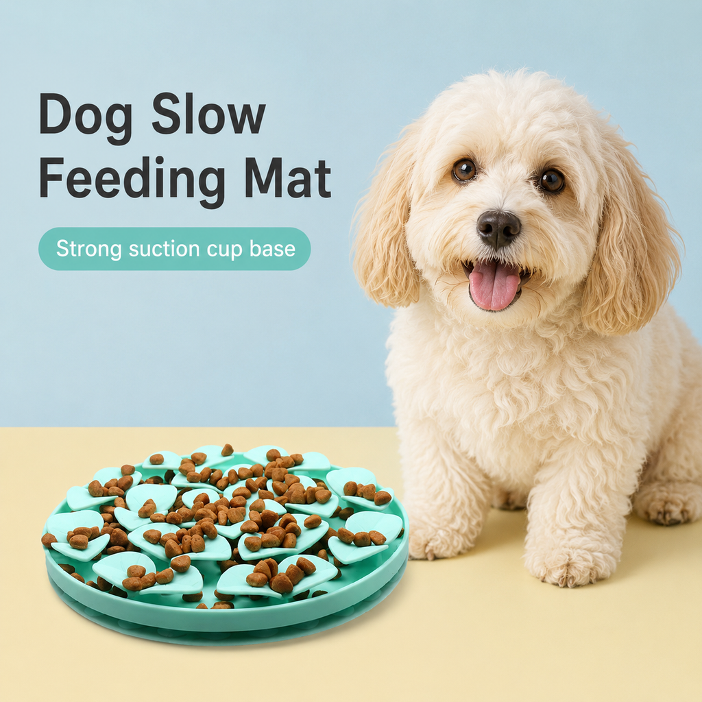 Flower Dog Lick Mat – Suction Slow Feeder Mat for Treats