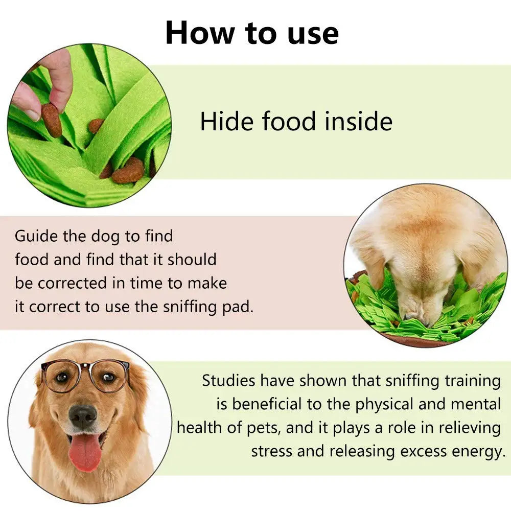 Snuffle Mat – Slow Feeding & Indoor Enrichment for Dogs