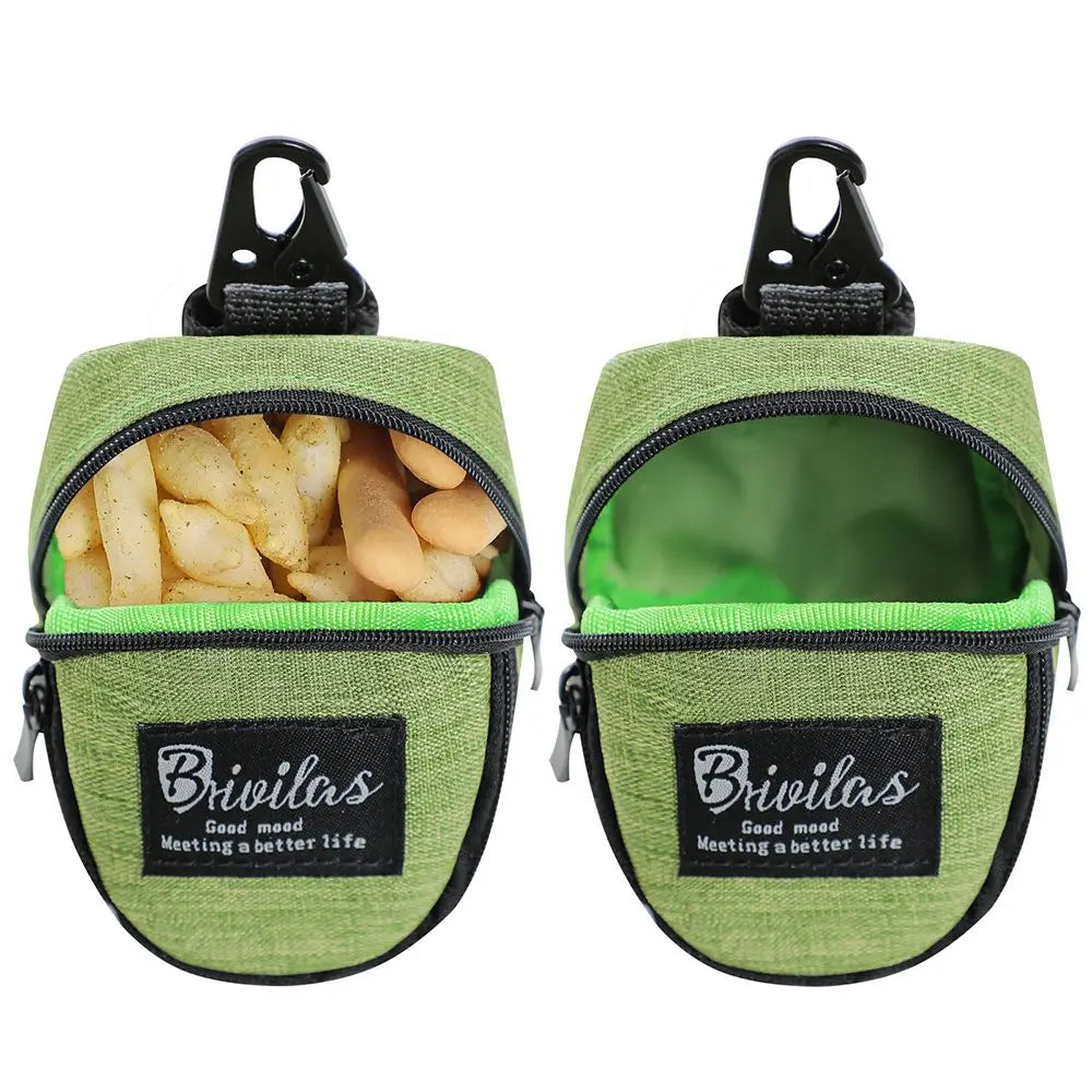 Dog Treat Pouch with Poop Bag Dispenser