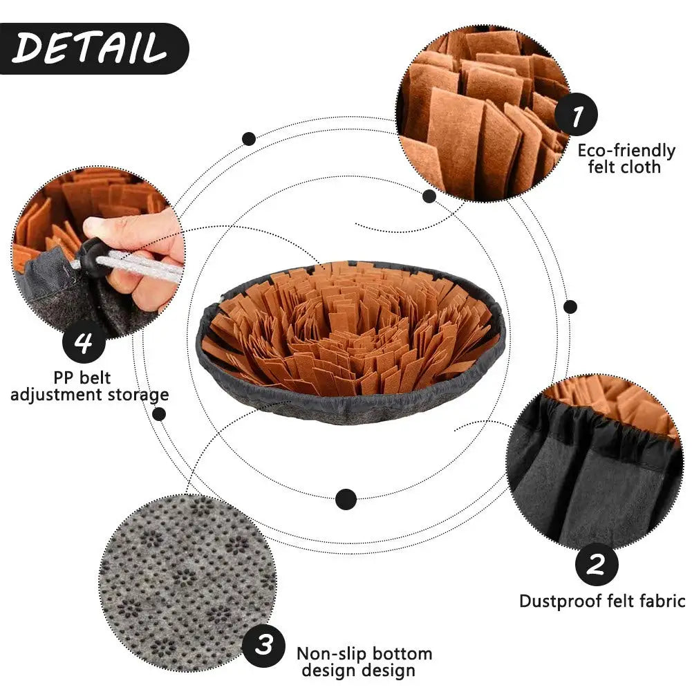 Snuffle Mat – Slow Feeding & Indoor Enrichment for Dogs