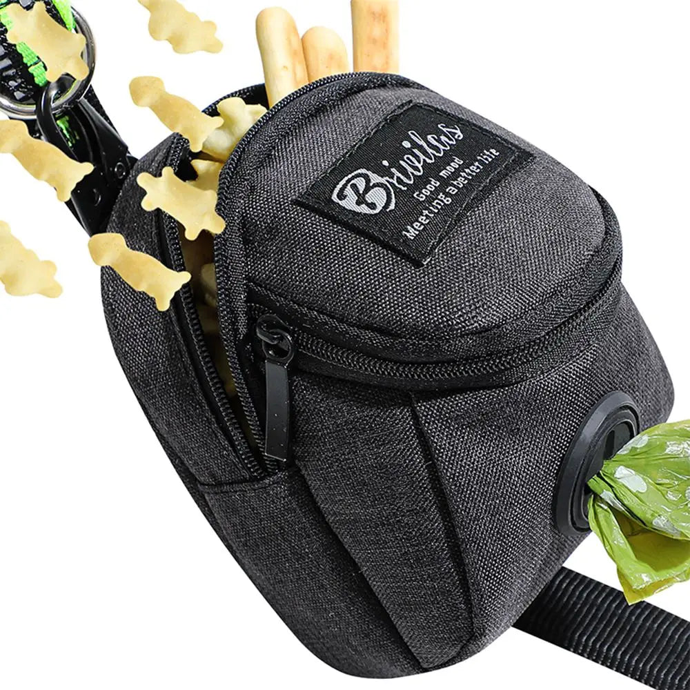 Dog Treat Pouch with Poop Bag Dispenser