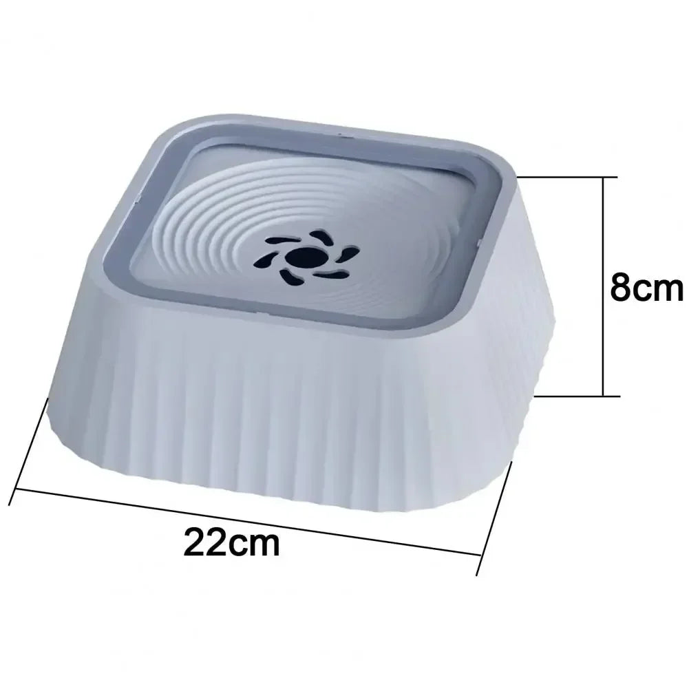 Floating-Plate Dog Water Bowl