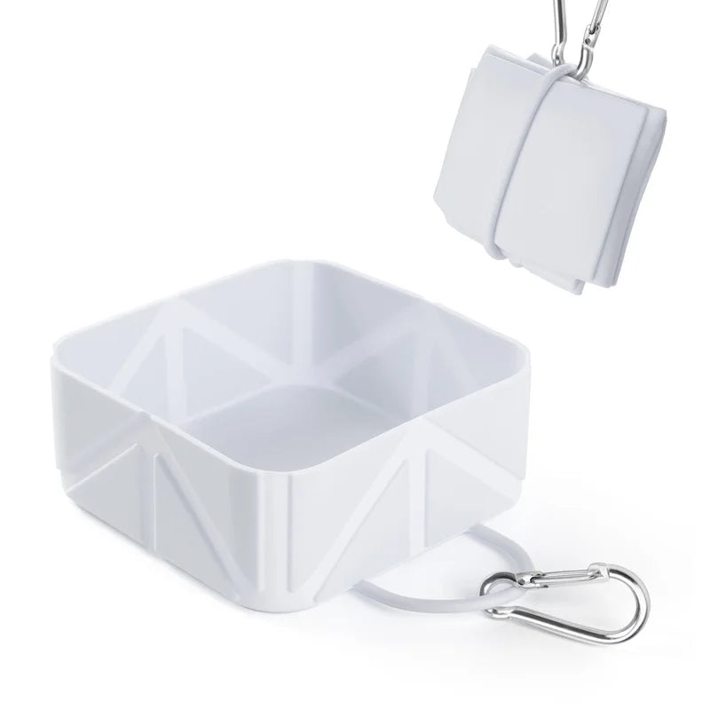 Compact Collapsible Travel Dog Bowl