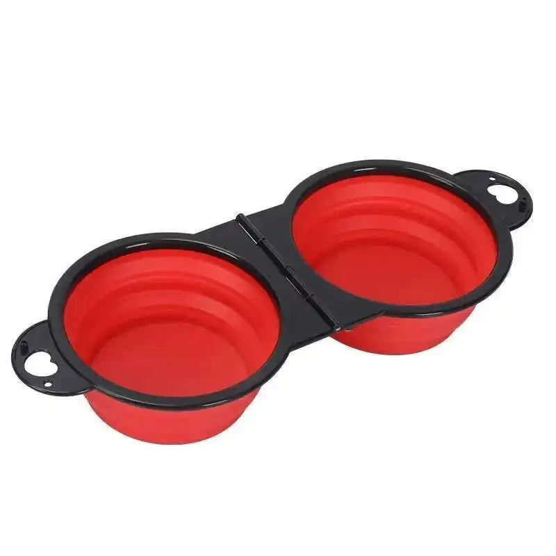 2-in-1 Collapsible Travel Dog Bowl