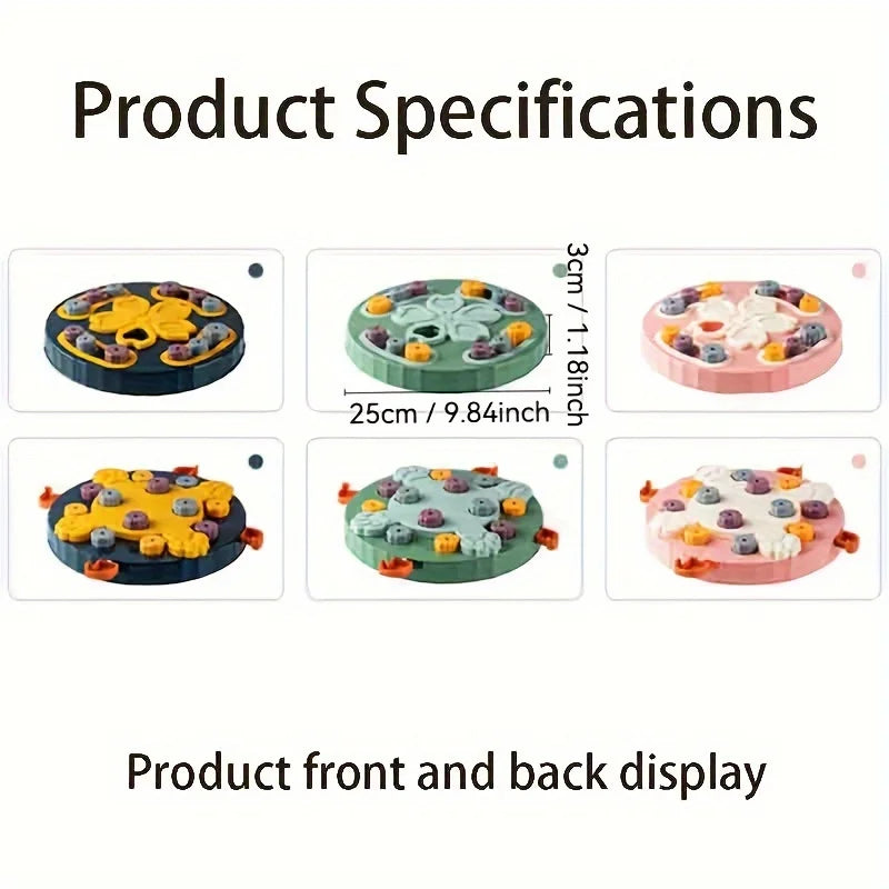 Flower Dog Activity Spinner Puzzle