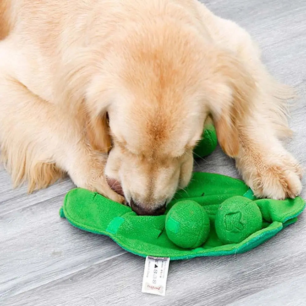 Pea Pod Hide & Seek Plush Treat Toy