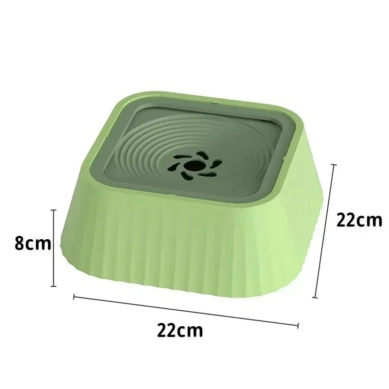Floating-Plate Dog Water Bowl