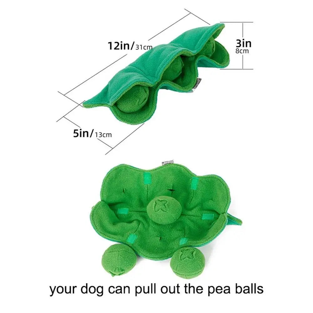 Pea Pod Hide & Seek Plush Treat Toy