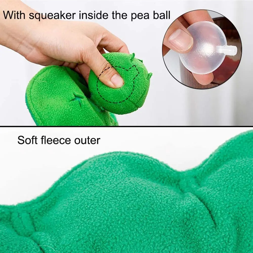 Pea Pod Hide & Seek Plush Treat Toy