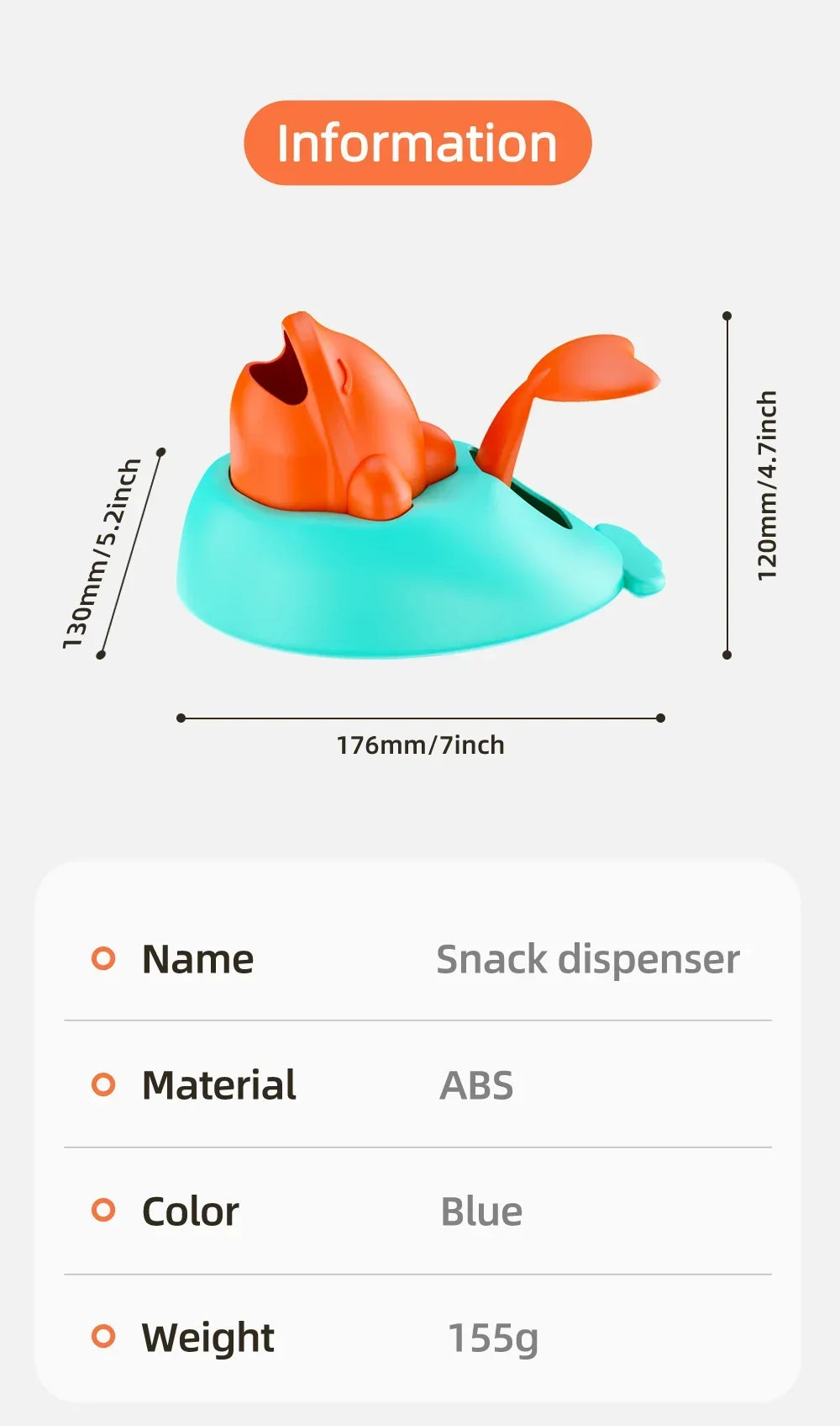 Animal-Shaped Dog Treat Launcher