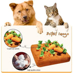 Carrot & Strawberry Patch Plush Treat Toy — additional product view 3 of 14