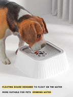Floating-Plate Dog Water Bowl