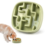 Square Maze Slow Feeder Bowl for Dogs