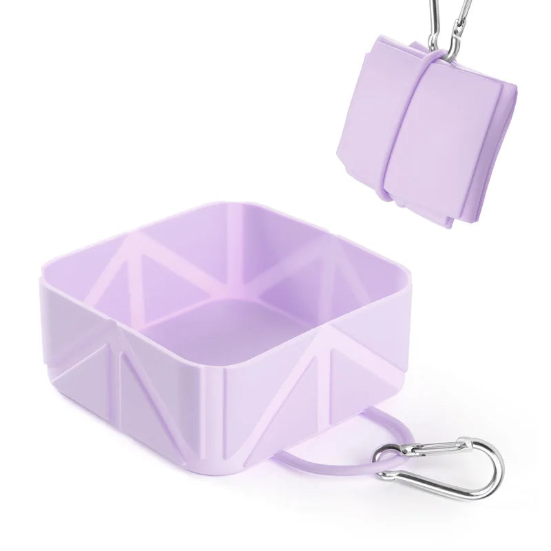 Compact Collapsible Travel Dog Bowl