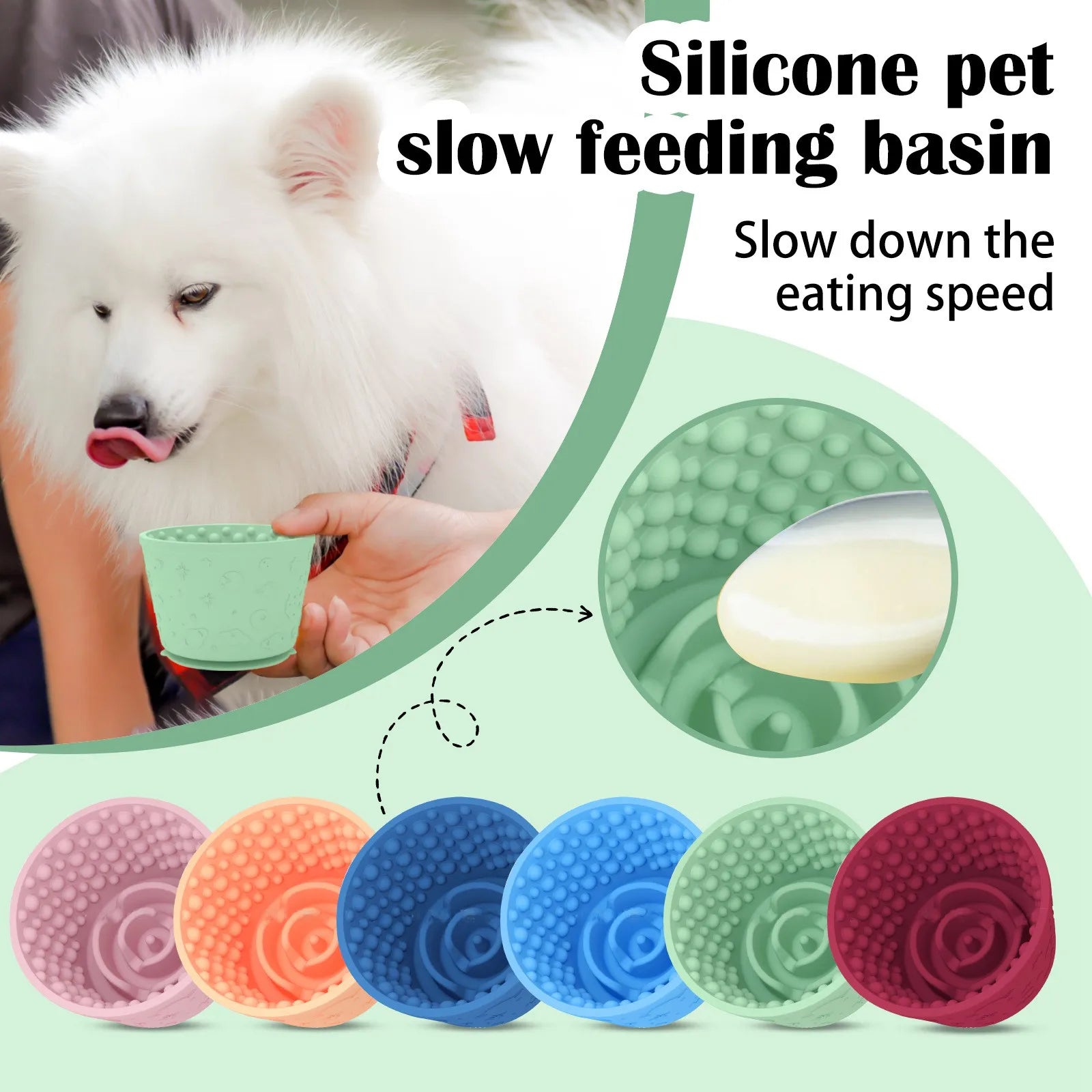 Slow Feeder Lick Bowl – Small Dog Enrichment Bowl for Treats