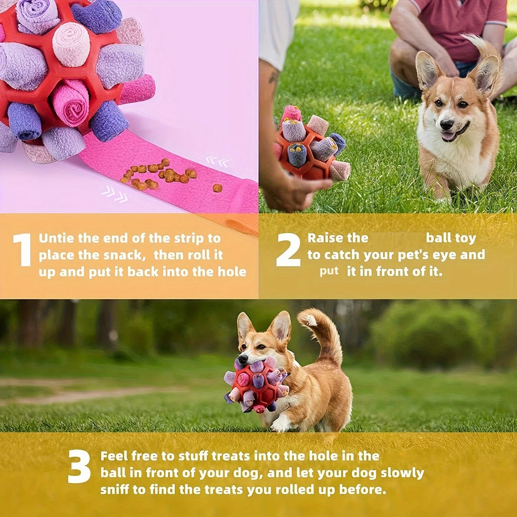 Snuffle Ball – Treat-Hiding Enrichment Toy for Dogs