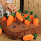 Carrot Patch Plush Treat-Hiding Toy for Dogs