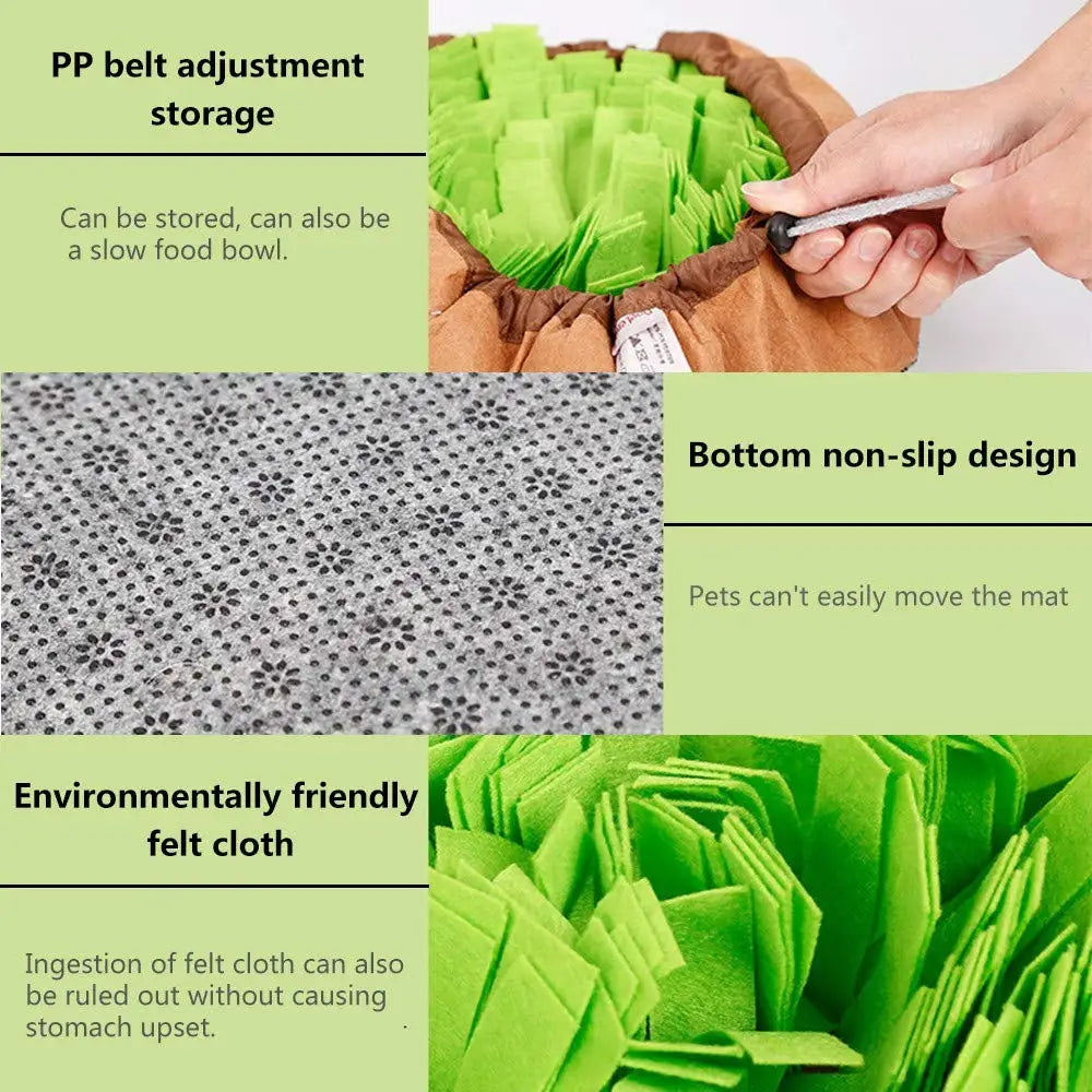 Snuffle Mat – Slow Feeding & Indoor Enrichment for Dogs