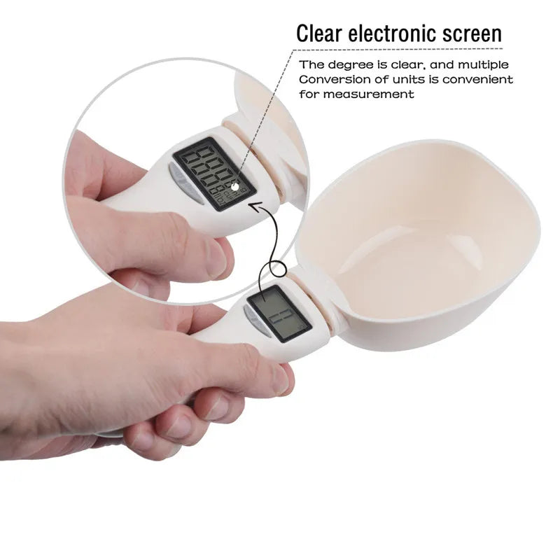 Digital Dog Food Measuring Scoop – Electronic Kibble Scale