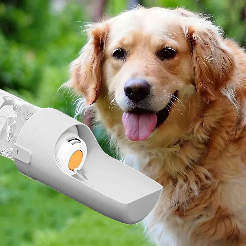 Portable Dog Water Bottle & Food Cup