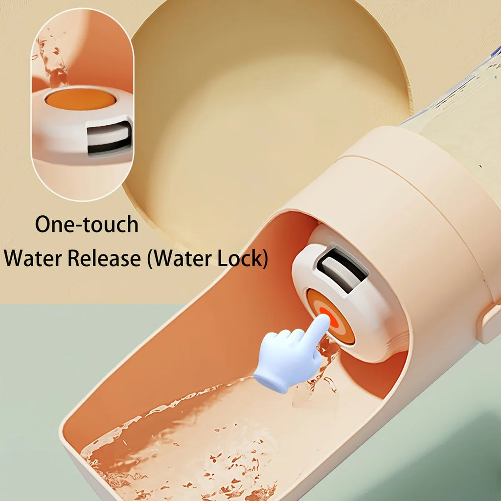 Portable Dog Water Bottle & Food Cup