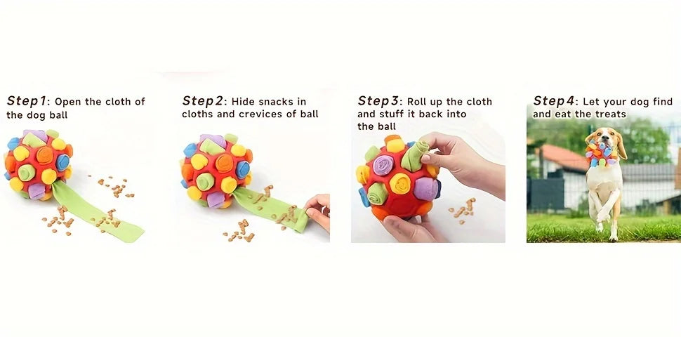 Snuffle Ball – Treat-Hiding Enrichment Toy for Dogs