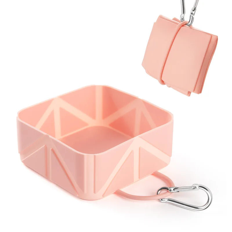 Compact Collapsible Travel Dog Bowl