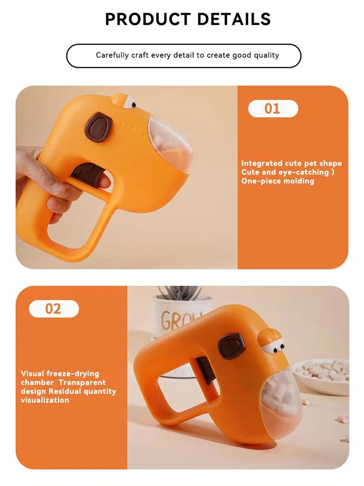 Handheld Dog Treat Launcher