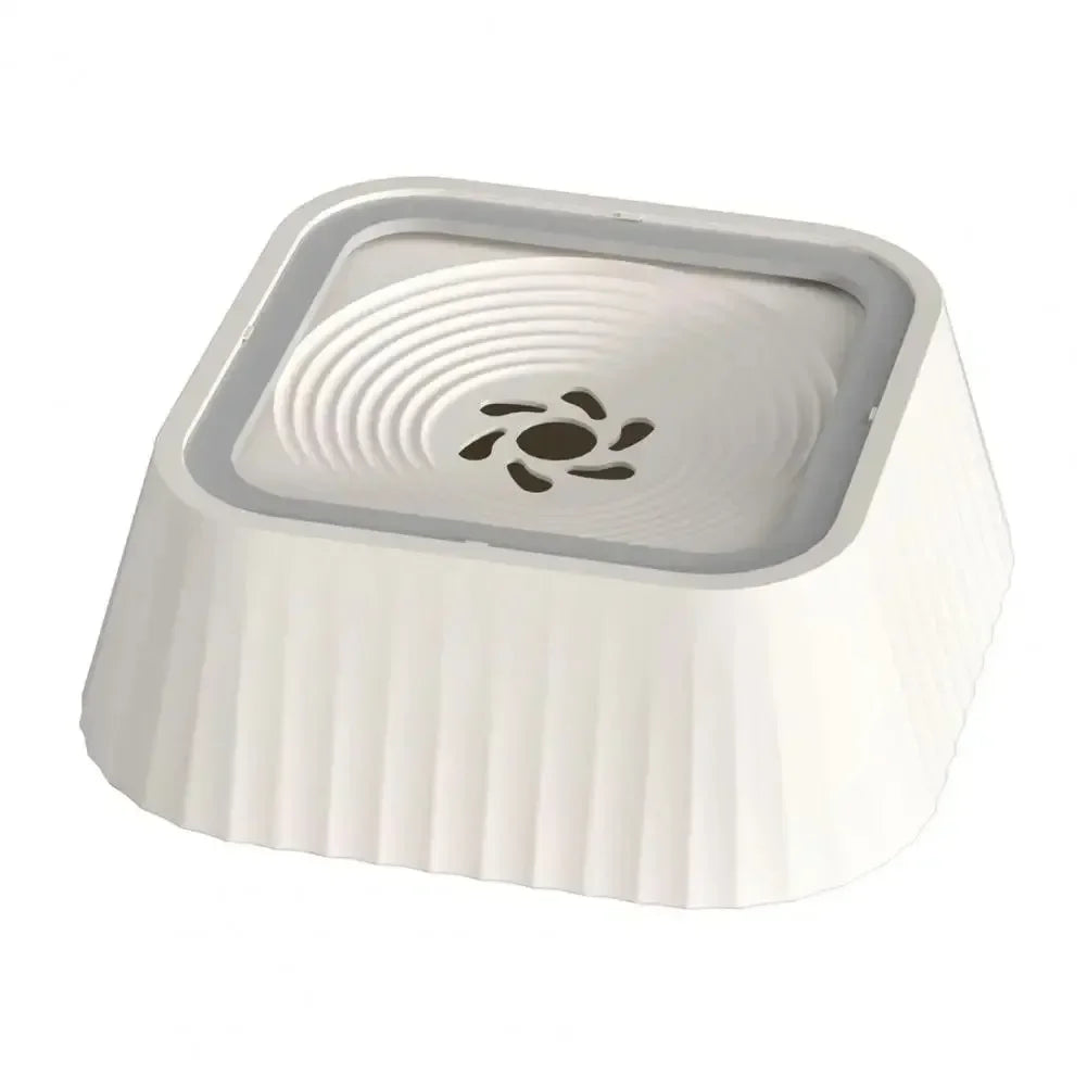 Floating-Plate Dog Water Bowl