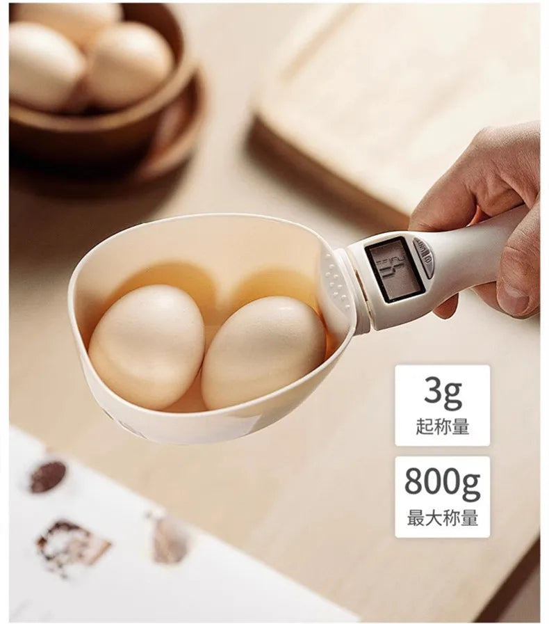 Digital Dog Food Measuring Scoop – Electronic Kibble Scale