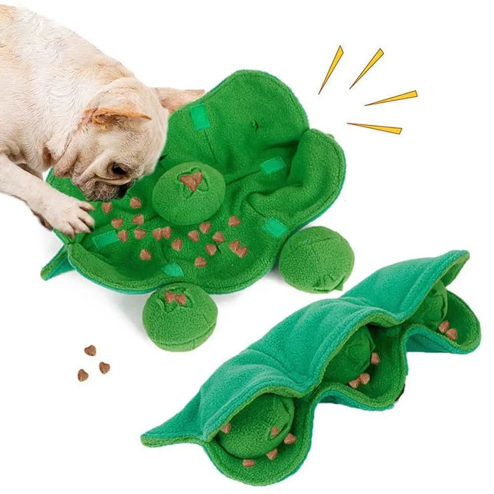 Pea Pod Hide & Seek Plush Treat Toy