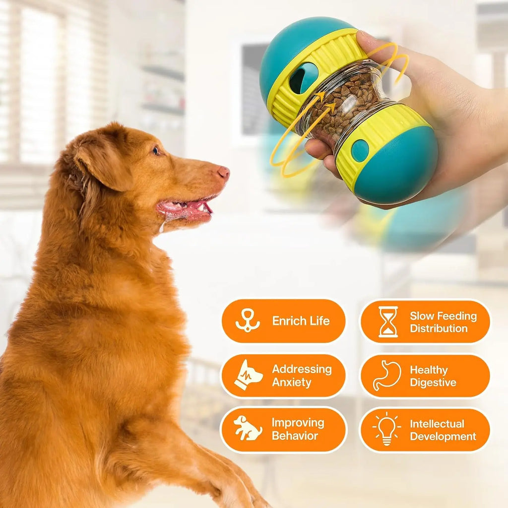 Elliptical Rolling Treat Dispenser