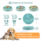 Square Maze Slow Feeder Bowl for Dogs — additional product view 3 of 5