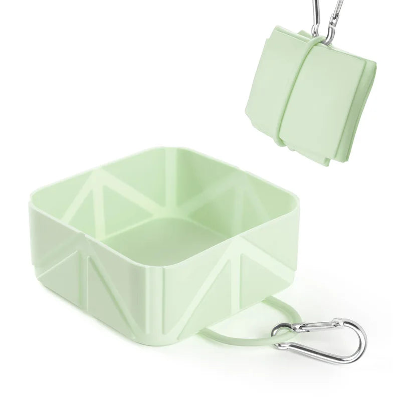 Compact Collapsible Travel Dog Bowl