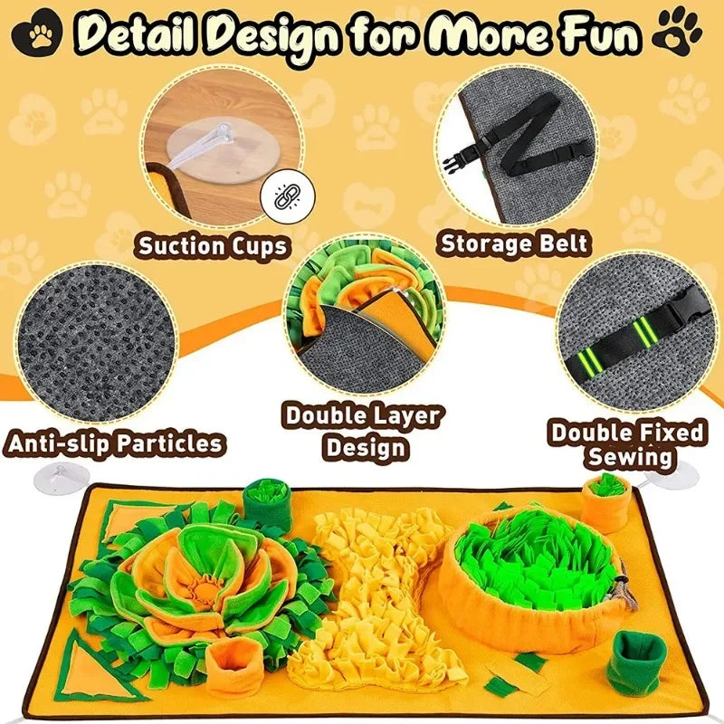 Deluxe Snuffle Mat for Slow Feeding & Indoor Enrichment